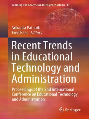 cover image of Recent Trends in Educational Technology and Administration